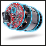 Masina de gaurit si insurubat (bormasina) cu impact pe acumulator Einhell Professional TP-CD 18/50 Li-i BL+ 39, 2x2.0 Ah Power X-Change, Li-ion, 18 V, 50 Nm, 28.800 rpm, incl. 2x baterii 2.0 Ah, incarcator, geanta, set de biti 39 piese