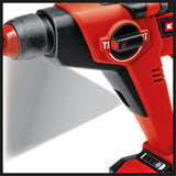 Masina de gaurit cu percutie pe acumulator Einhell TE-HD 18/12 Li-Solo Power X-Change, litiu-ion, 18 V, 1,3 J, capacitate de gaurire in beton 12 mm, mandrina SDS-plus, lumina LED, fara acumulator sau incarcator