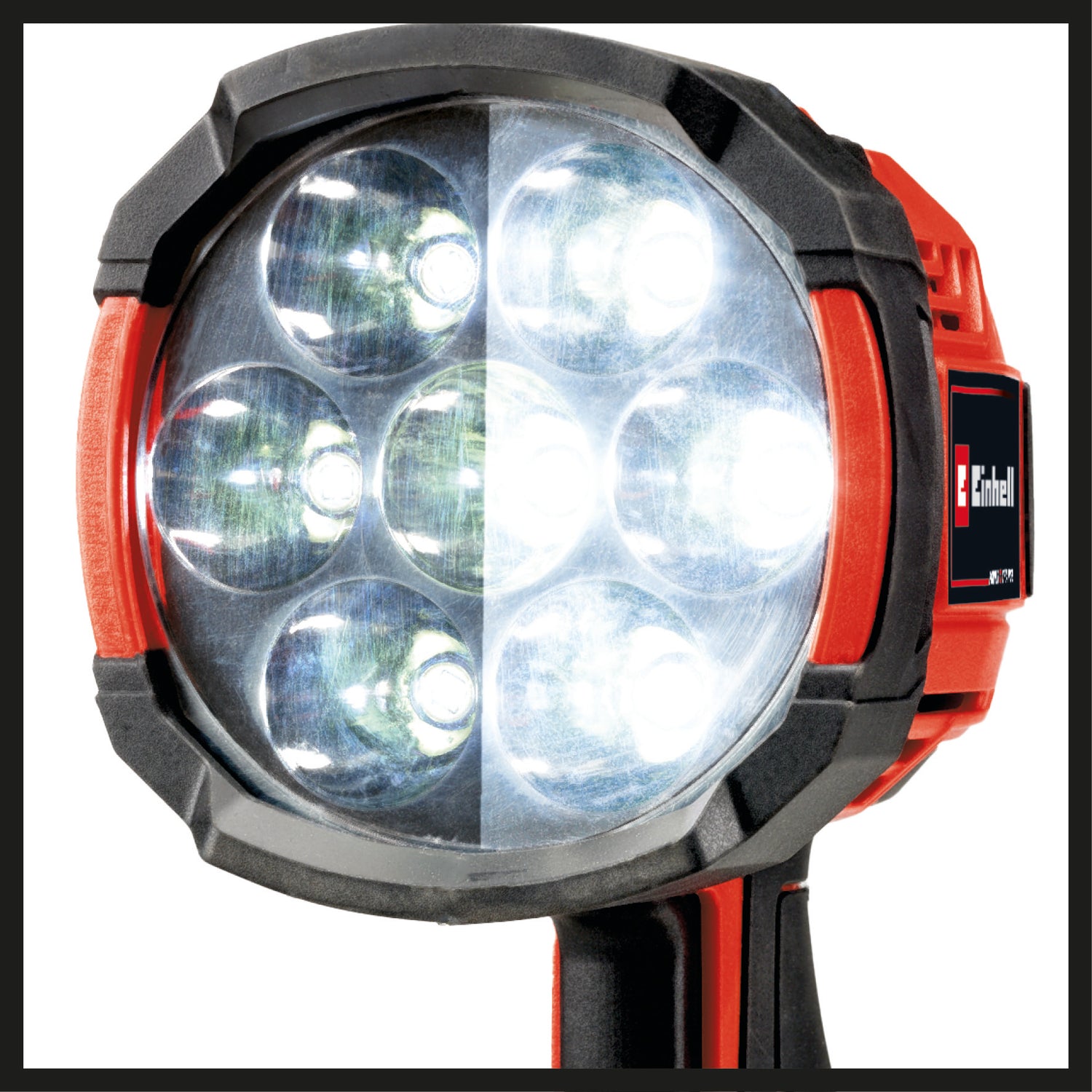 Lampa de lucru pe acumulator Einhell TE-CL 18/2500 LiAC-solo Power X-Change (li-ion, flux luminos de 2.500 lm de la 7 LED-uri, temperatura de culoare 6.500 K, filet pentru trepied, livrata fara acumulator sau incarcator