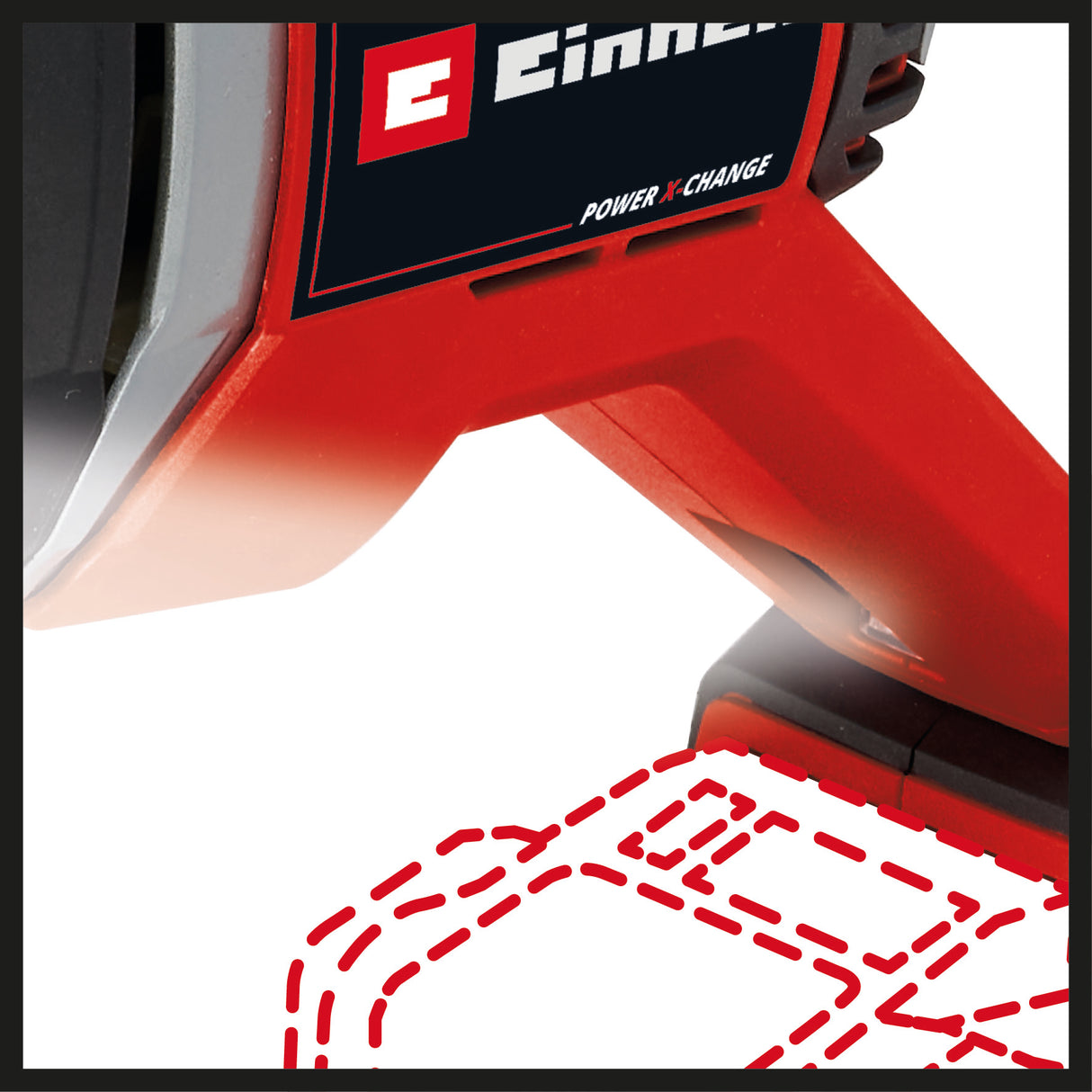 Ciocan rotopercutor fara fir Einhell Professional TP-HD 18/26 D Li BL-Solo Power X-Change (18 V, fara perii, 2.6 J, SDS-plus, mecanism de impact pneumatic, maner D, cutie, fara acumulator).