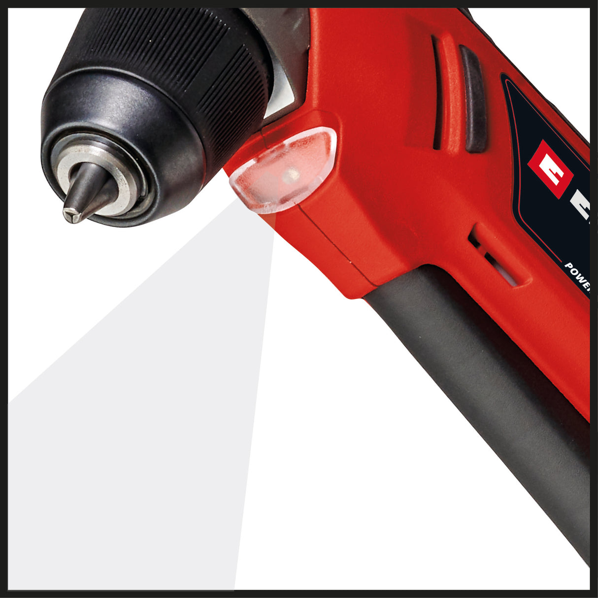 Masina de gaurit si insurubat unghiulara pe acumulator Einhell TE-AD 18 Li-Solo Power X-Change, 18 V, 45 Nm, mandrina cu eliberare rapida de 10 mm, lumina LED, suport pentru acumulator rotativ, fara acumulator