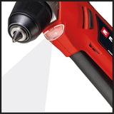 Masina de gaurit si insurubat unghiulara pe acumulator Einhell TE-AD 18 Li-Solo Power X-Change, 18 V, 45 Nm, mandrina cu eliberare rapida de 10 mm, lumina LED, suport pentru acumulator rotativ, fara acumulator