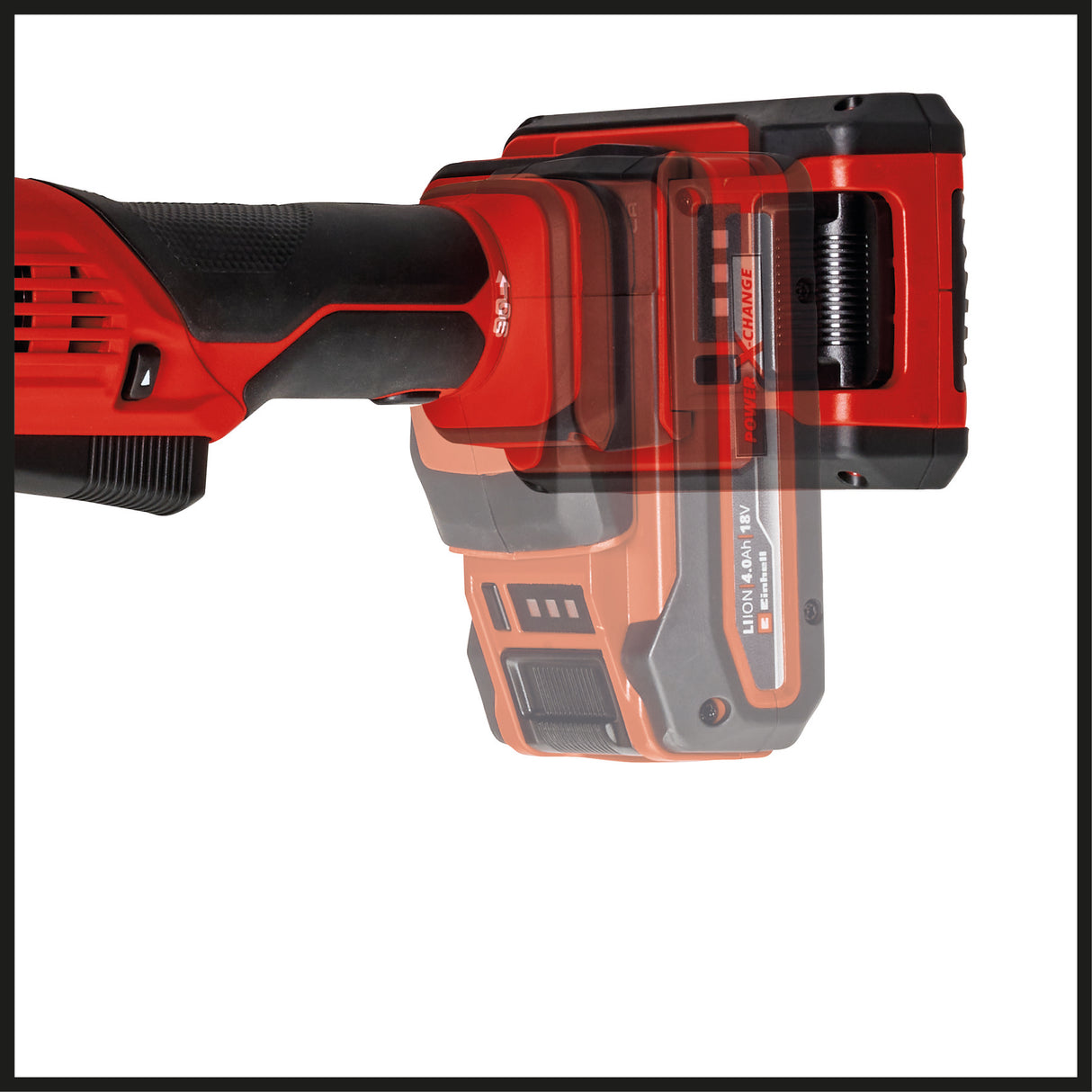 Masina de gaurit si insurubat unghiulara pe acumulator Einhell TE-AD 18 Li-Solo Power X-Change, 18 V, 45 Nm, mandrina cu eliberare rapida de 10 mm, lumina LED, suport pentru acumulator rotativ, fara acumulator