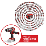 Masina de gaurit cu impact fara fir Einhell Professional TP-CD 18/80 Li-i BL-Solo (18 V, fara perii, 80 Nm, functie de gaurire cu percutie, mandrina de burghiu de 13 mm, 2 viteze, fara acumulator).
