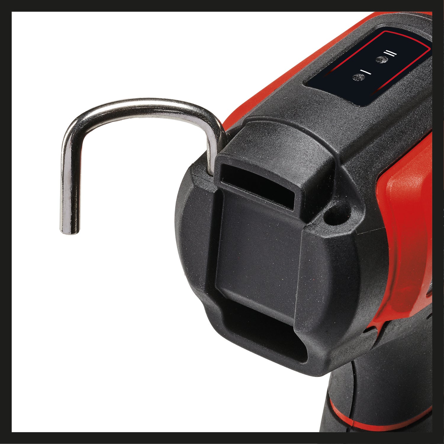 Einhell TE-HA 18 Li-Solo Power X-Change akkus hőlégpisztoly (lítium-ion akkumulátorral, 2 hőmérsékleti szinttel, redukáló, széles sugarú és reflektoros fúvókával, akkumulátor és töltő nélkül)