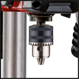Masina de gaurit de banc Einhell TC-BD 450, 450 W, pana la 2650 rpm, 5 trepte, adancime maxima de gaurire 50 mm, afisaj adancime de gaurire, opritor de adancime reglabil, masa de gaurire inclinabila/rotativa si reglabila pe inaltime