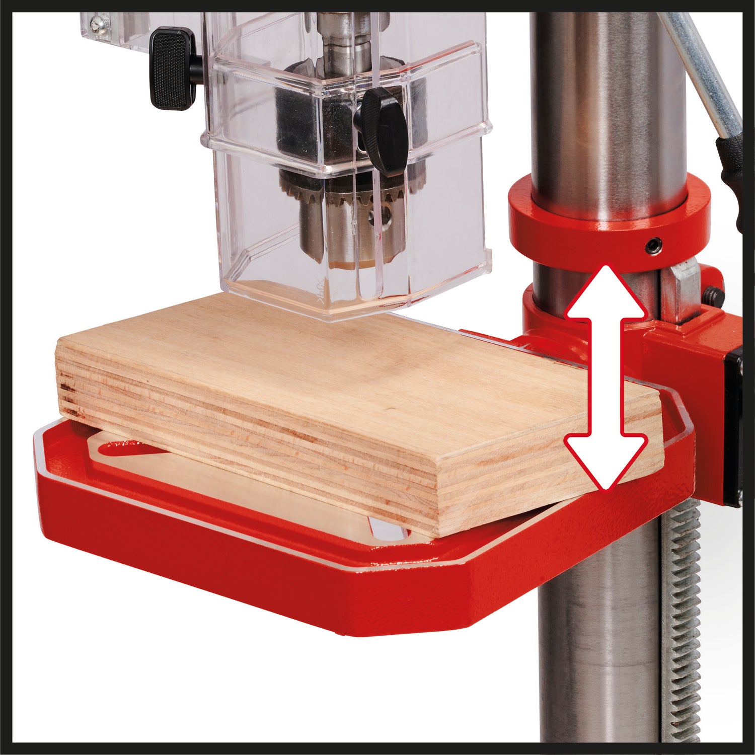 Masina de gaurit de banc Einhell TC-BD 630/1, 630 W, adancime de gaurire max. 60 mm, opritor reglabil pentru adancimea de gaurire, diametru de gaurire max. 16 mm