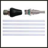 Pistol de lipit pe acumulator Einhell TE-CG 18 Li - Solo PXC, litiu-ion, gata de utilizare in 120 de secunde, include 5 batoane de lipit + duza plata de lipit, furnizat fara acumulator sau incarcator
