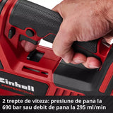 Pistol de gresat pe acumulator Einhell Professional TP-GR 18/690 Li - Solo Power X-Change,18 V, max. 690 bar/10.000 PSI, debit max. 295 ml/min, control cantitate unsoare, 2 viteze - imagine 8