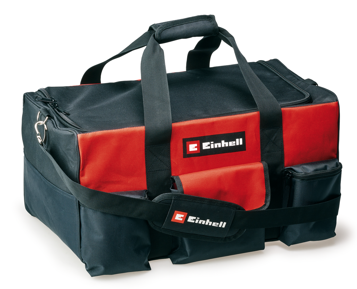 Geanta Einhell 56/29 (pentru unelte si accesorii, durabila, cu baza ranforsata, curea de transport, maner de transport, diverse buzunare si compartimente)