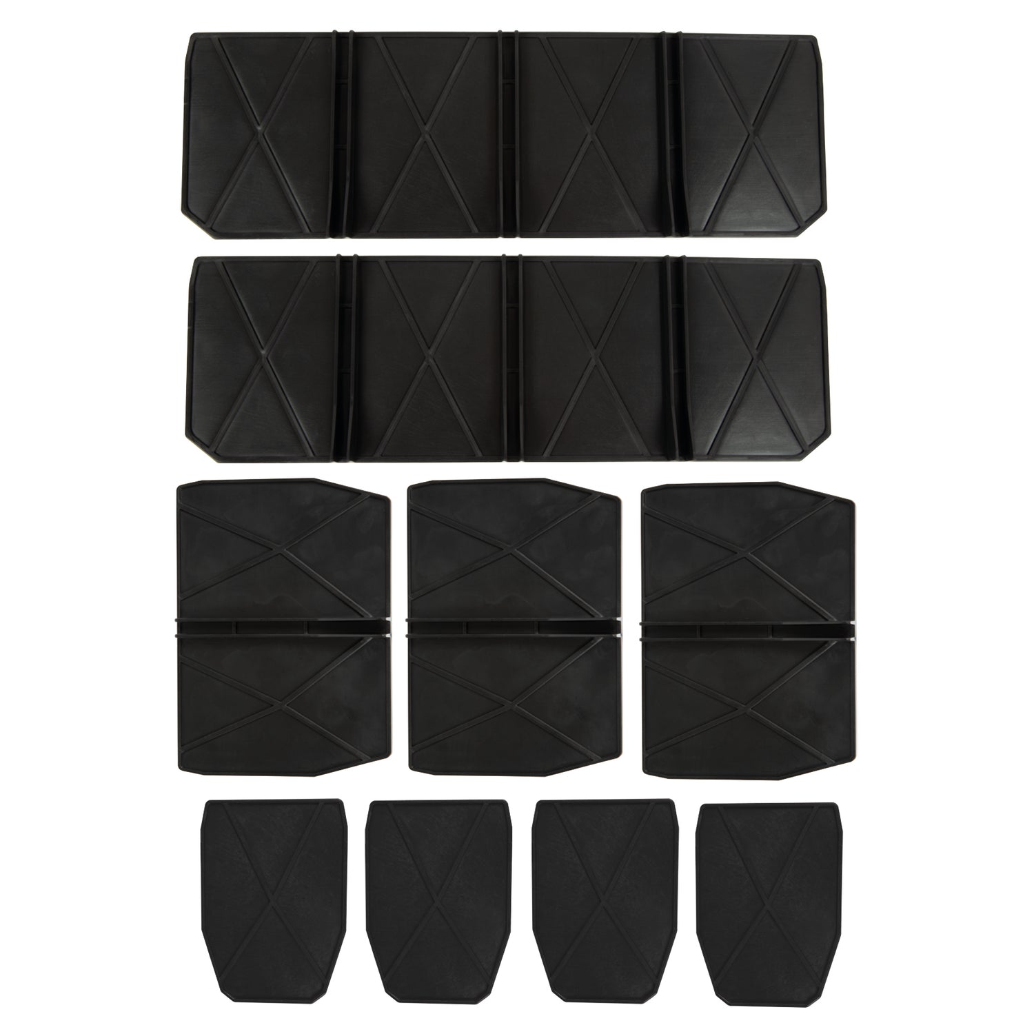 Set 9 piese compartimentare din plastic Einhell, accesoriu E-Case, utilizare flexibila, posibilitate de insertie din spuma