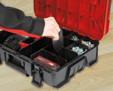 Set 9 piese compartimentare din plastic Einhell, accesoriu E-Case, utilizare flexibila, posibilitate de insertie din spuma