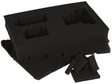 Cutia de sistem Einhell E-Case S-F (pentru depozitarea universala, dimensiuni externe 44x32x13 cm, max. 25 kg incarcatura, rezistenta la stropire, stivuibila, inclusiv insertie de spuma cu grilaj)