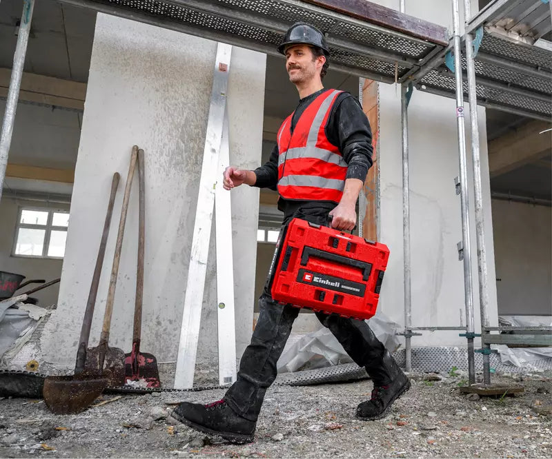 Einhell E-Case S-F SEALED,sistem E-Case, etans la praf si jeturi de apa, compatibil cu E-Case Half-size, 44 x 33 x 13 cm, sarcina max. 90 kg, maner de transport - imagine 4