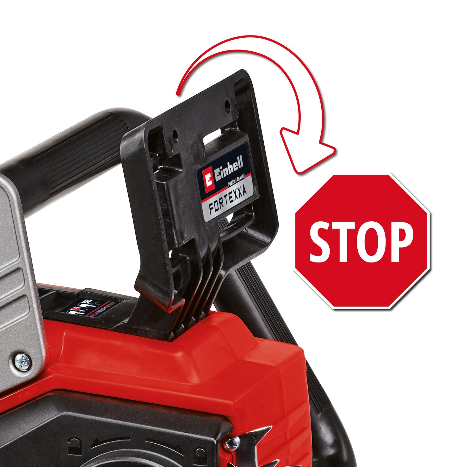 Drujba electrica / Fierastrau cu lant pe acumulator Einhell FORTEXXA 18/30 Power X-Change, Li-Ion, 18V, motor fara perii, lama de 30 cm, max. 4.300 min-1, fara acumulator si incarcator