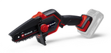 Fierastrau cu lant fara cablu Einhell GE-PS 18/15 Li BL-Solo Power X-Change (18V, motor fara perii, lungime de taiere 12.5 cm, inlocuirea lamei si a lantului fara unelte, fara acumulator).