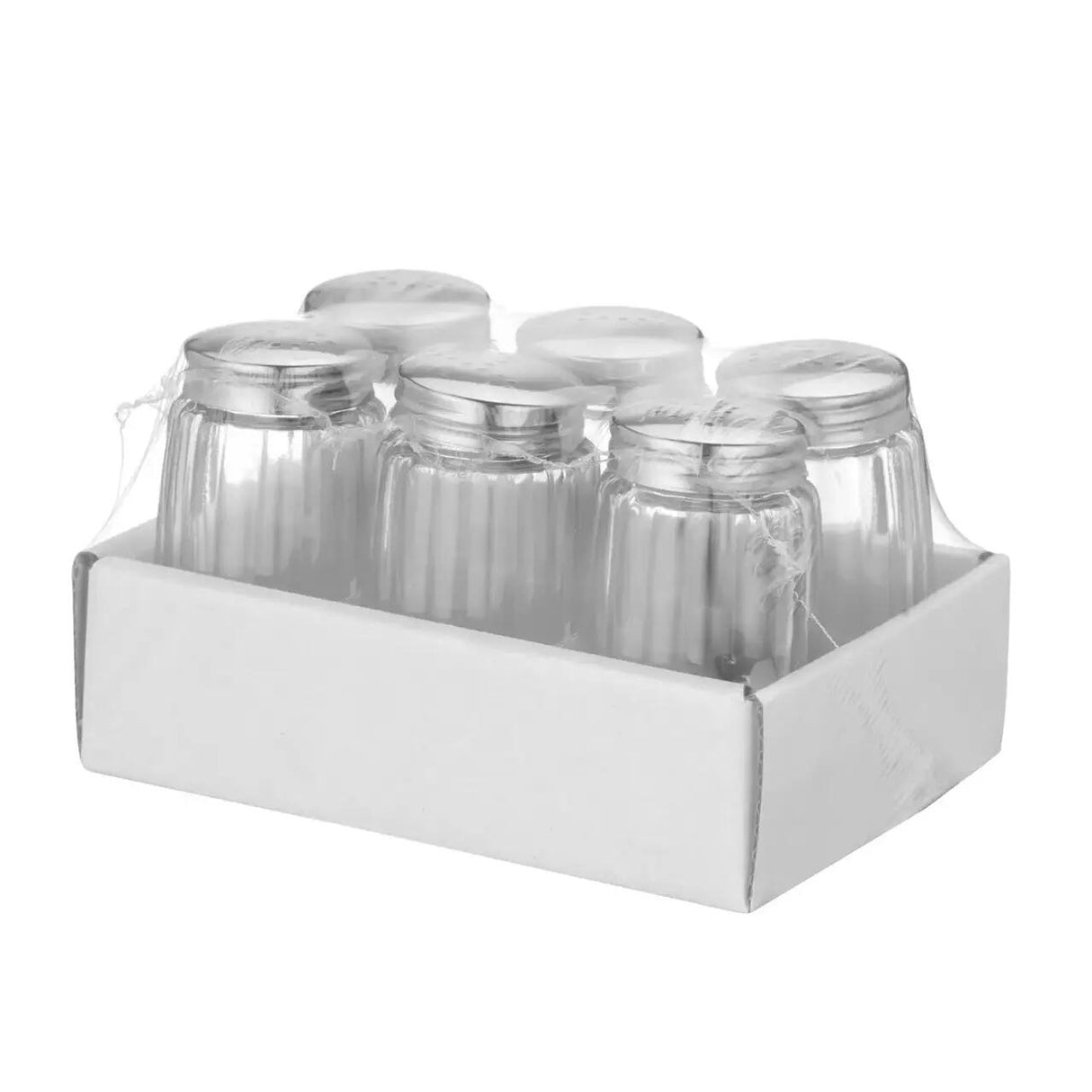 Set 6 bucati Solnita Hendi pentru piper, recipient din sticla, 40x70 mm