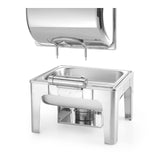 Chafing dish GN 1/2 finisaj tip oglinda, HENDI, Profi Line, 4L, 365x345x(H)345mm