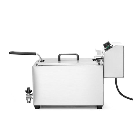 Friteuza XL, Profi Line cu robinet de scurgere, 10L, 400V / 6600W, 302x687x(H)375 mm