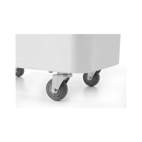 Container pentru alimente uscate, 98 lt, echipat cu capac si 4 roti, Amerbox, 394x749x(H)711 mm
