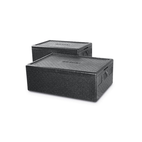 Cutie termoizolanta cu capac pentru transport, 53 lt, ideala pentru transport, spuma polipropilenica, interior 625x425x(H)200mm, exterior 685x485x(H)260 mm, Hendi Kitchen Line