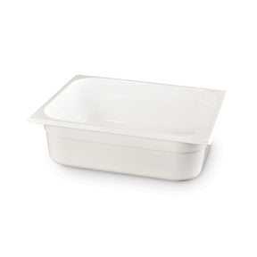 Tava profesionala Gastronorm 1/2 policarbonat alb, 4 litri, 65 mm inaltime, Hendi