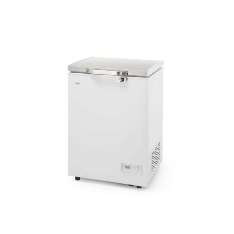 Lada frigorifica profesionala 93 L, interval racire -26 / -18 C, ARKTIC by Hendi, 65 W, corp aluminiu cu izolatie spuma de 70 mm, clasa energetica F, 574x608x845 mm, Clasa energetica F