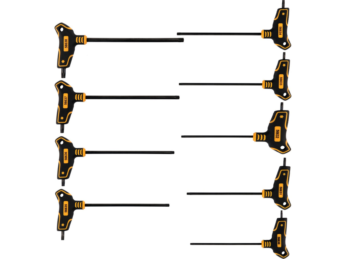 TORX KULCSKÉSZLET VOREL 56639 NYELLEL, 9 DARABOS 