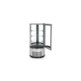 Vitrina frigorifica de prezentare interval temp. -2/8 C, 210 W, corp inox, ARKTIC by Hendi, 480x(H)1030 mm, 100 L, Clasa energetica C