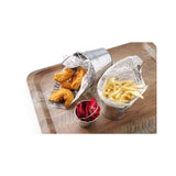 Cos servire rustic, tip galeata, Hendi, otel galvanizat, 100x(H)90