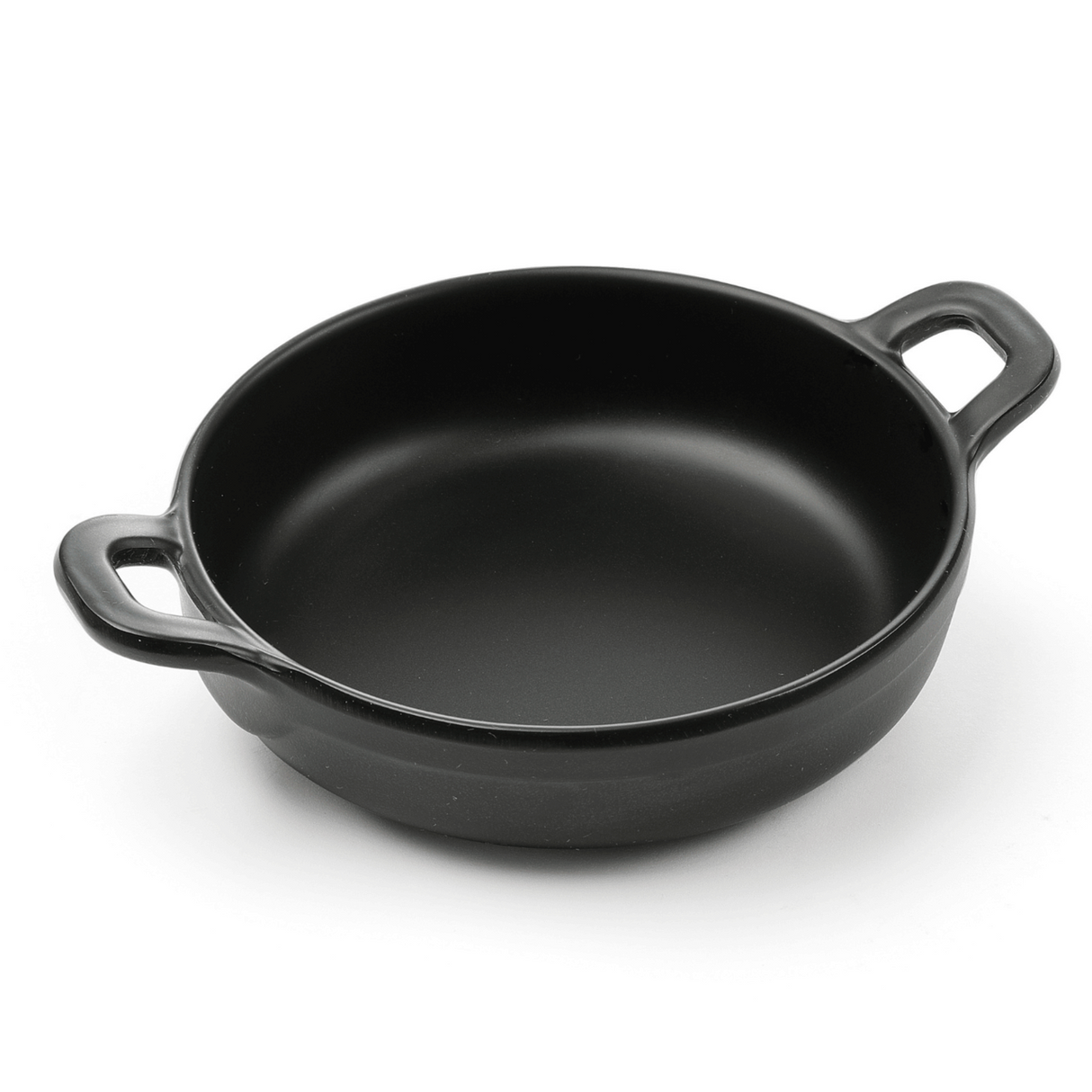 Vas servire in forma de mini-tigaie cu 2 manere, 150x115x(H)37 mm, melamina, Hendi Little Chef