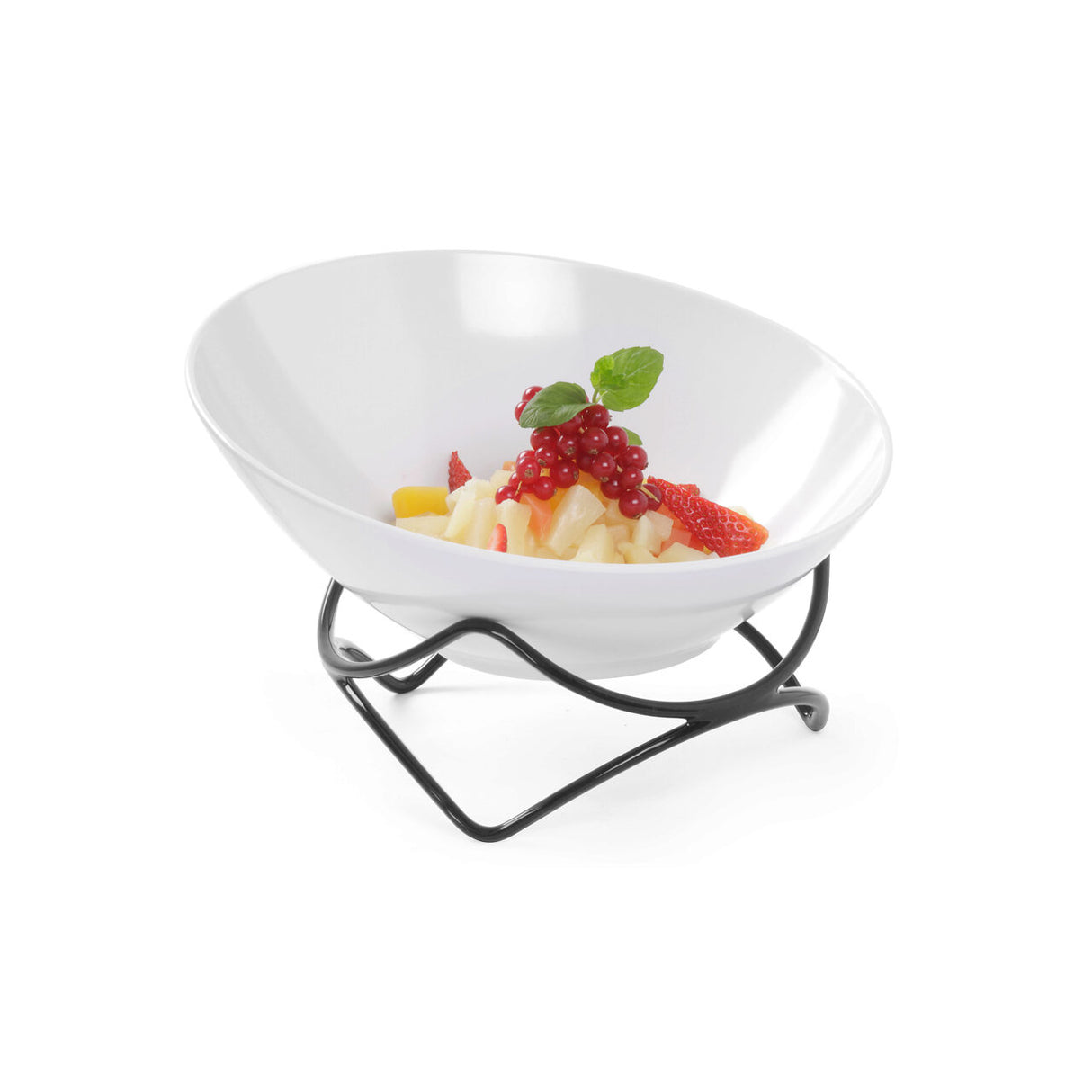 Stand prezentare Hendi anti-alunecare, otel acoperit cu PVC, 200x(H)200 mm