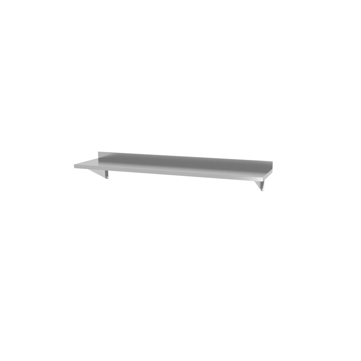 Raft de perete, cu suporti din otel, HENDI, 1200x300x(H)250mm
