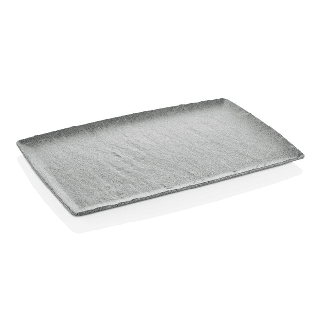 Platou melaminat gri, Rock,GN 1/2, Fine Dine 265x325mm