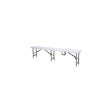 Banca de catering, cu pliere tip valiza, Hendi, Alb, structura metalica, blat polipropilena, interior/exterior, capacitate maxima de incarcare 200 kg, 1830x300x(H)430mm