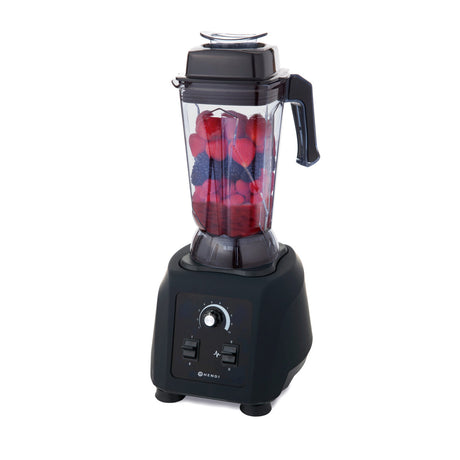 Blender profesional de mare putere 1680 W, cana policarbonat BPA free, 2.5 lt, Hendi, rotatie cutit de la 8350 rpm pana la 24800 rpm