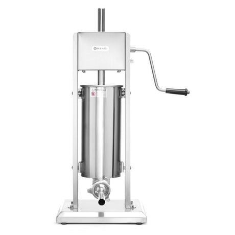 Aparat umplut carnati profesional, capacitate 5 kg, Hendi Profi Line, inox, 4 palnii incluse