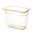 Tava gastronorm GN 1/4 din policarbonat, Hendi, 1.7 litri, 265x162x65(h)mm, BPA free, rezistenta la temperaturi -40 pana la 150 C, rezistenta mare la impact