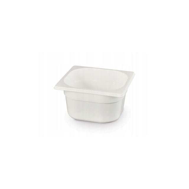 Tava gastronorm GN 1/6 din policarbonat, Hendi, 1.6 litri, 176x162x100(h)mm rezistenta la temperaturi -40 pana la 110 C