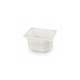 Tava gastronorm GN 1/6 din policarbonat, Hendi, 1 litru, 176x162x65(h)mm rezistenta la temperaturi -40 pana la 110 C