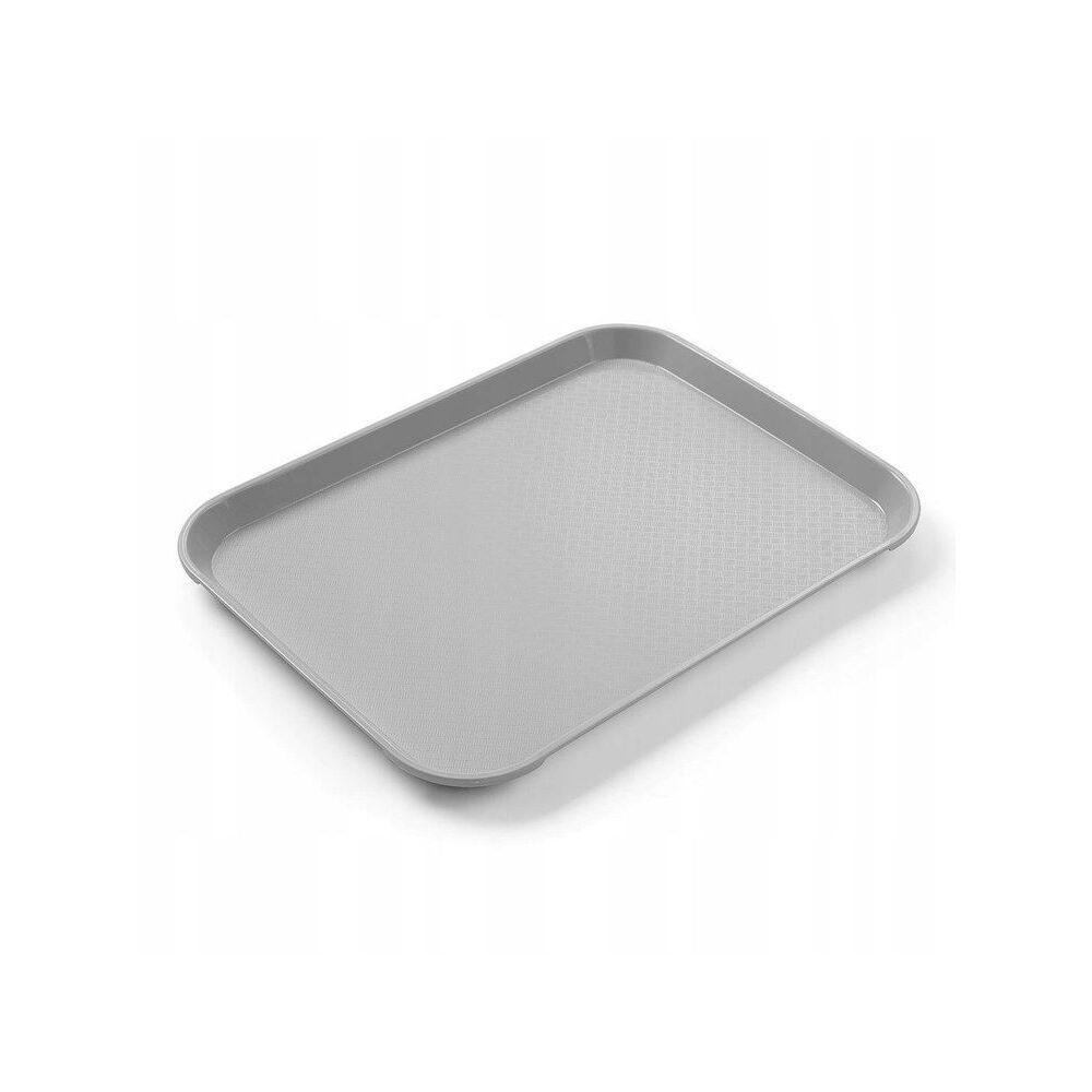 Tava servire fast food gri din polipropilena Hendi 265x345x(h)20 mm