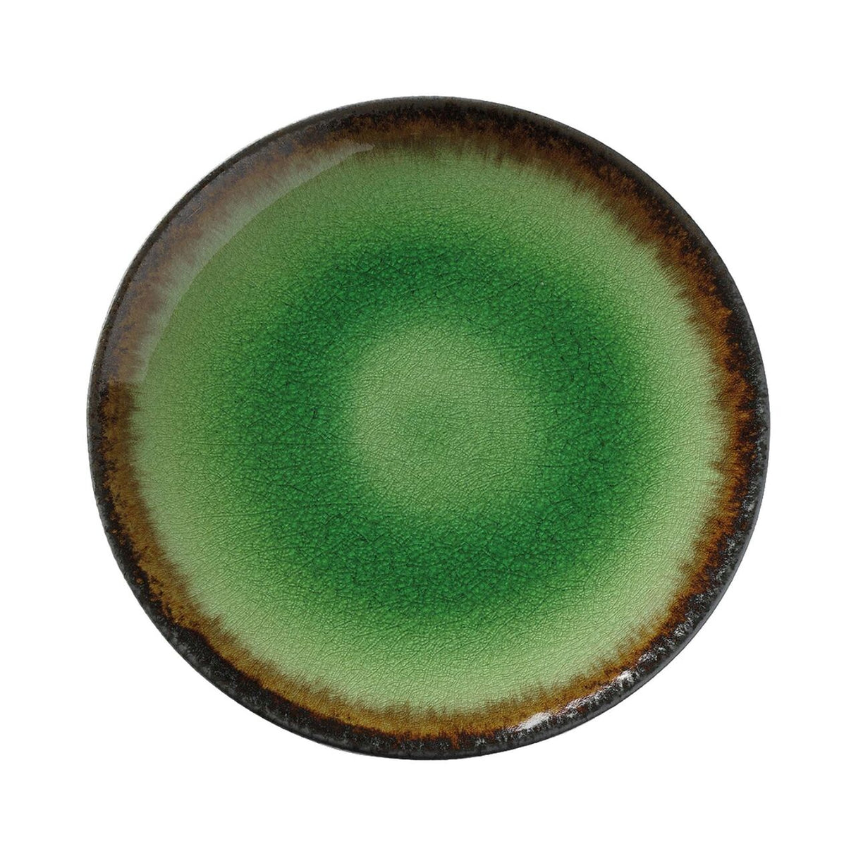 Farfurie Fine Dine, Beryl diametru 254 mm, portelan, decorat manual
