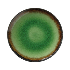 Farfurie Fine Dine, Beryl diametru 254 mm, portelan, decorat manual
