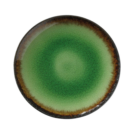 Farfurie Fine Dine, Beryl diametru 254 mm, portelan, decorat manual