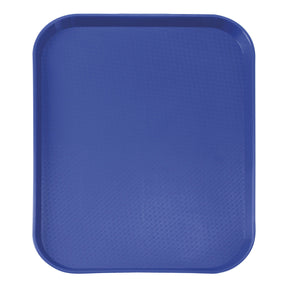 Tava servire fast food albastra din polipropilena Hendi 265x345x(h)20 mm
