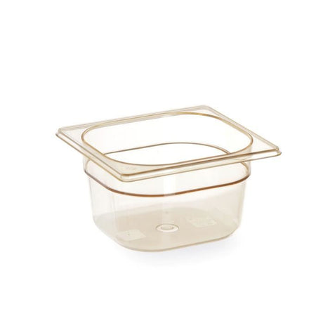 Tava gastronorm GN 1/6 din policarbonat, Hendi, 2.3 litri, 176x162x150(h)mm, BPA free, rezistenta la temperaturi -40 pana la 150 C, rezistenta mare la impact