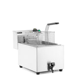 Friteuza XL, Profi Line cu robinet de scurgere, 10L, 400V / 6600W, 302x687x(H)375 mm