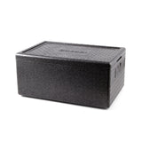 Cutie termoizolanta cu capac pentru transport, 40 lt, GN1/1, interior 538x338x(H)234mm, Hendi Kitchen Line, spuma polipropilenica, exterior 600x400x(H)285 mm