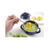 Penseta curbata, (L)210 mm, inox, pentru sushi / decorare / manevrare produse fierbinti, Hendi
