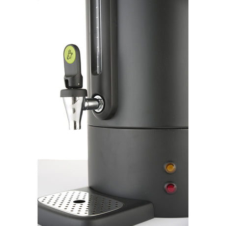 Percolator pentru bauturi fierbinti 13 litri, HENDI Uniq, inox, negru mat, termostat 0-100 gr C, 1650 W, Concept Line Hendi, 357x380x(h)502 mm